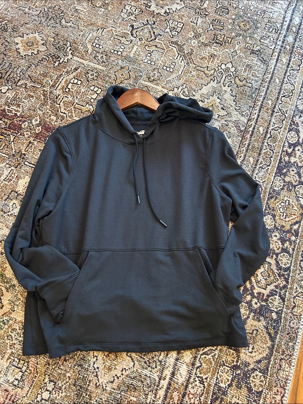 Cozy Black Hooded Pullover - Picture 8 of 8